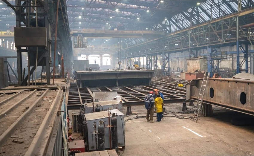 В Калининграде на ПСЗ «Янтарь» завершена модернизация ячеистого сборочного стенда