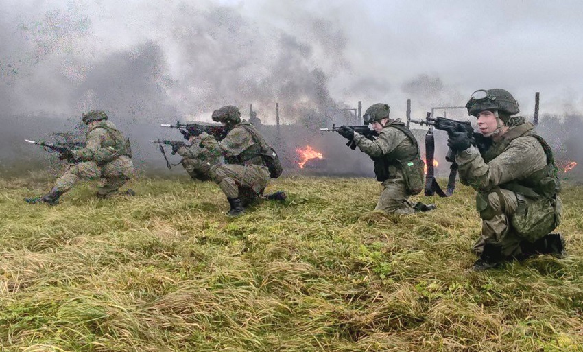 На полигоне в Калининградской области морпехи Балтфлота провели боевые стрельбы