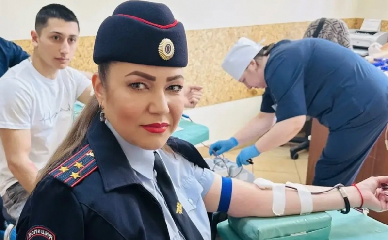 Калининградские полицейские и курсанты пополнили банк донорской крови