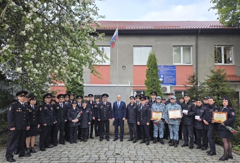 В УМВД России по Калининградской области чествовали сотрудников охранно-конвойной службы